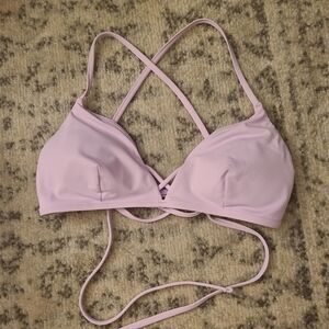 Athleta XS violet swim bikini top
